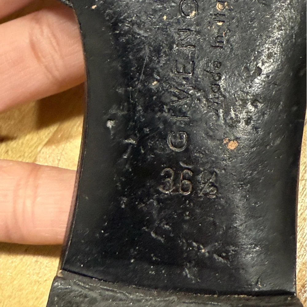 Givenchy Black Bow Sandals - Picture 7 of 8